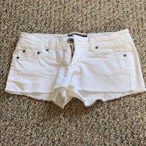 Wallflower White Shortie Shorts